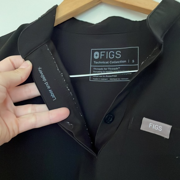 Figs Maternity Scrub Top, US S - Picture 2 of 2